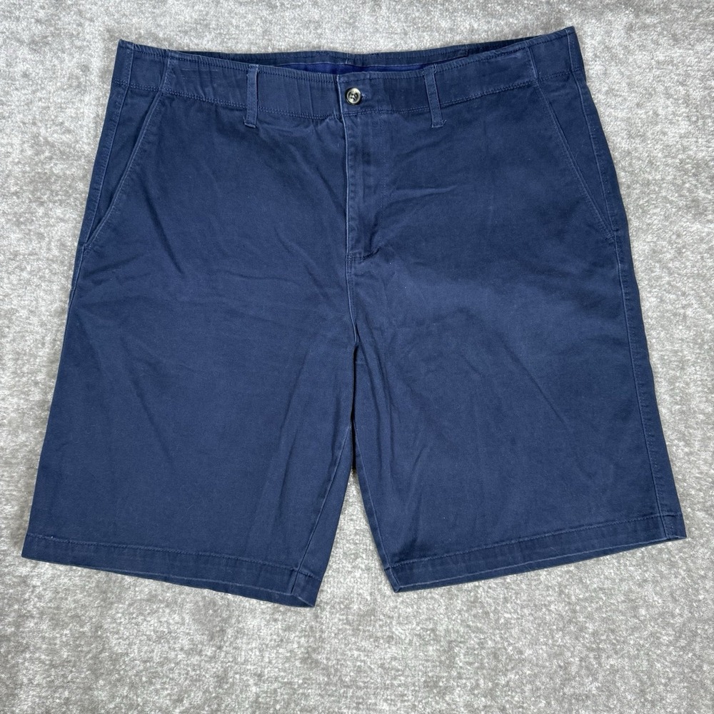 Nat Nast Shorts Men's 38 Navy Blue Chino Golf Hike Trail Trekker Outdoors‎